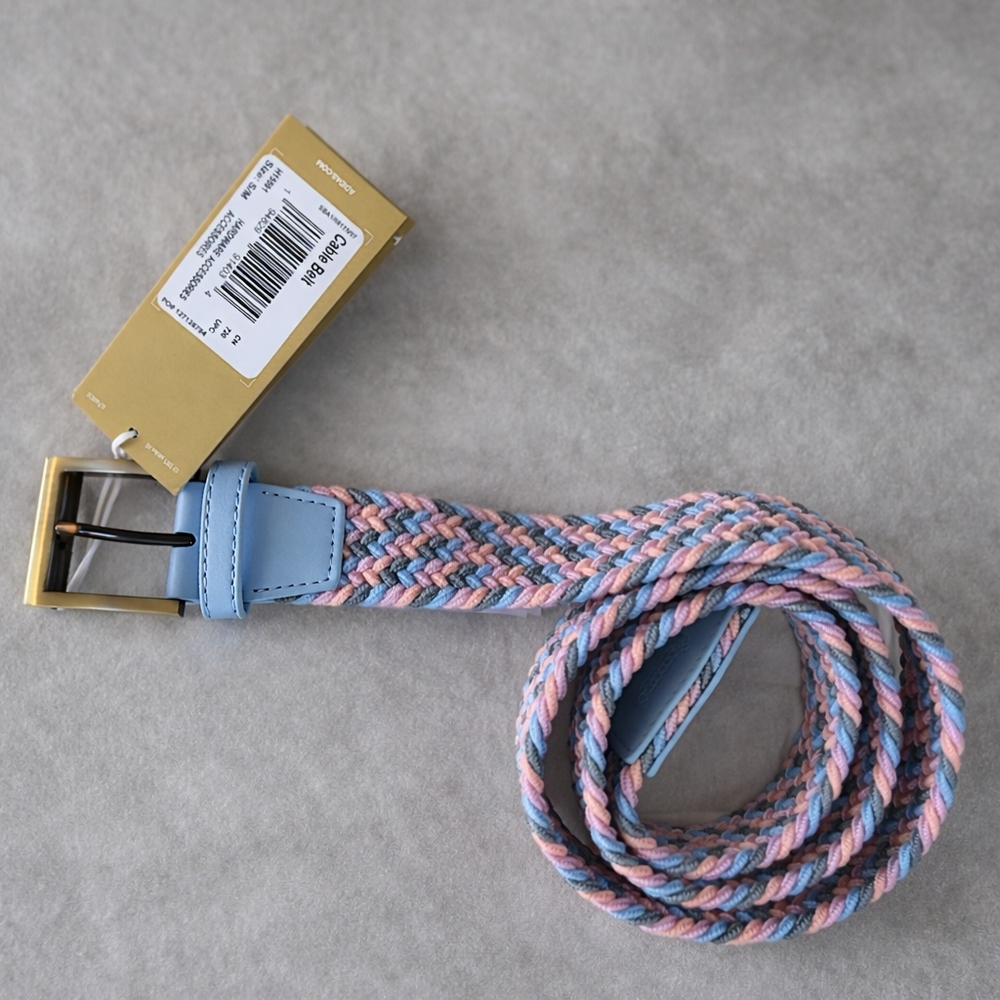 Adidas Pink And Blue Cable Belt Extra Butter S/M new